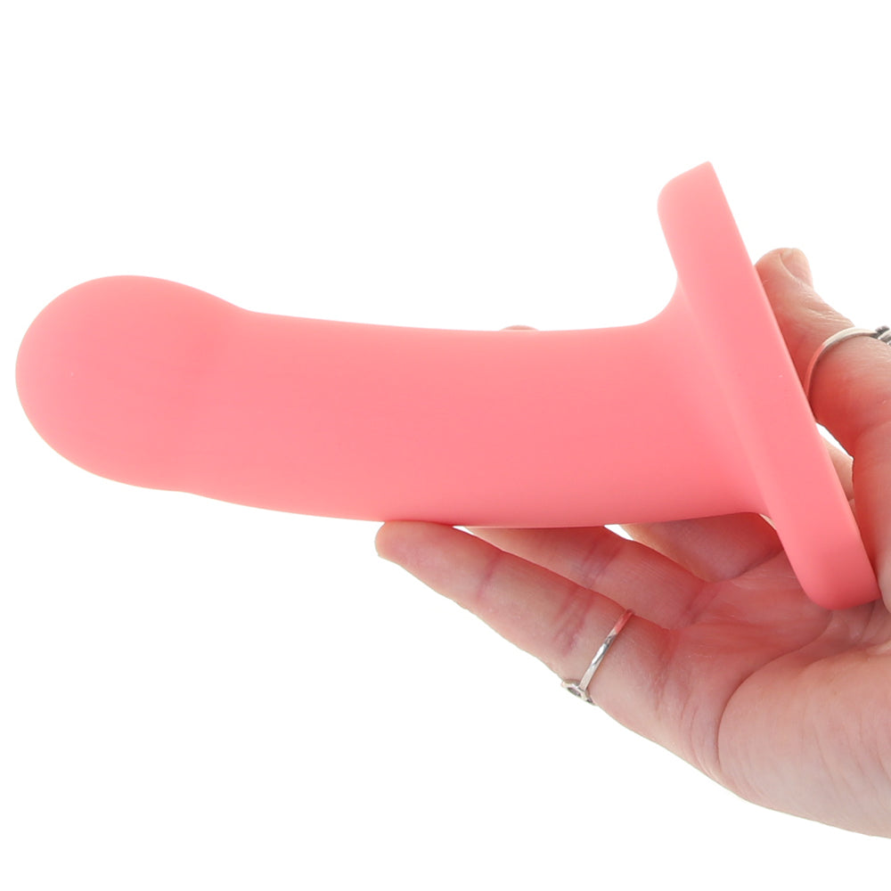 Nyx 5 Inch Silicone Dildo in Coral